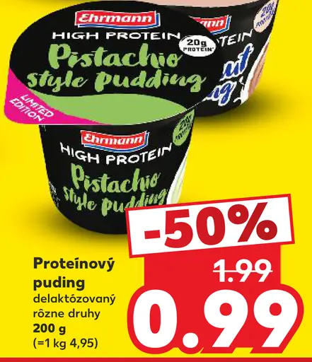 Ehrmann High Protein proteínový pudingový dezert deliaktózovaný rôzne druhy
