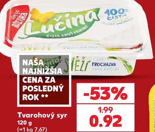 LUČINA Tvarohový syr