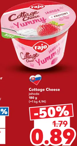 Rajo Cottage Cheese Yummy jahoda