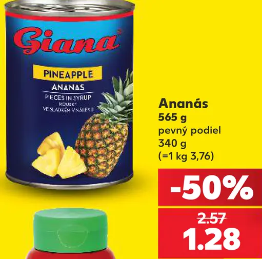 Giana Ananás kúsky v sirupe
