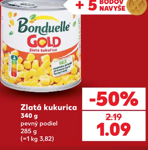 Bonduelle Gold Zlatá kukurica