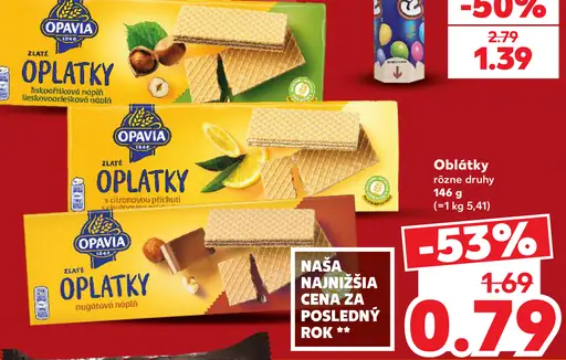 Opavia Zlaté oplátky