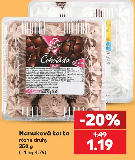 Nanuková torta – rôzne druhy