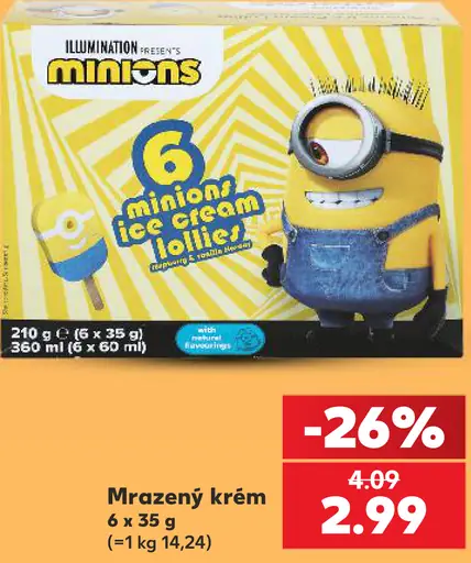 Minions Mrazený krém