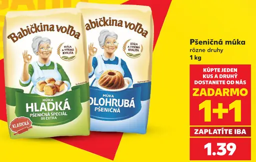 Babičkina voľba pšeničná múka hladká