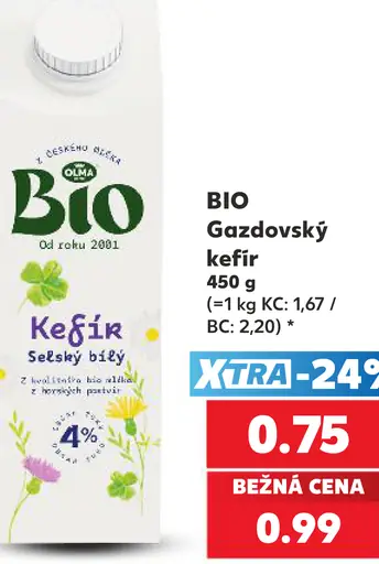 Olma BIO gazdovský kefír