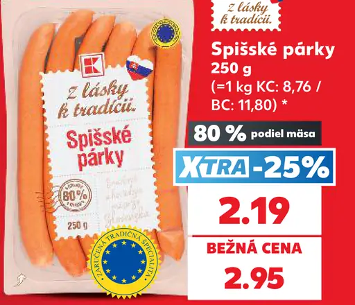 K-Classic Spišské párky