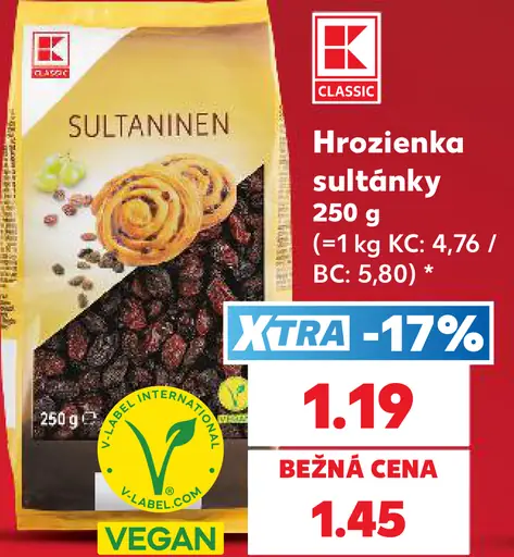 K-Classic hrozienka sultánky