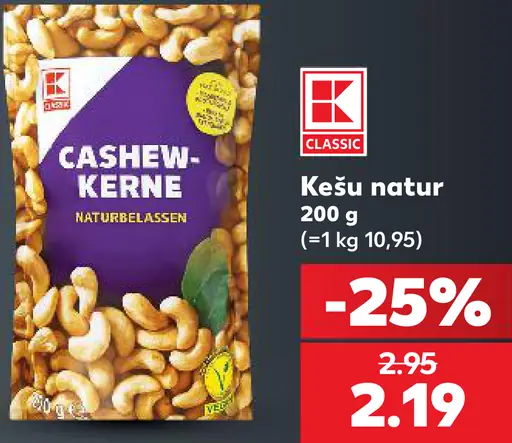 K-Classic Kešu natur