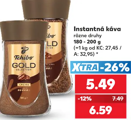 Tchibo Gold Selection instantná káva