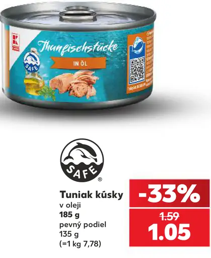 K-Classic Tuniak kúsky v oleji