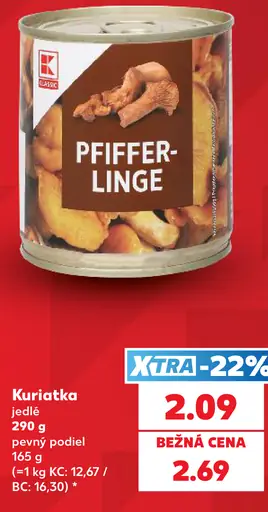 K-Classic kuriatko jedlé