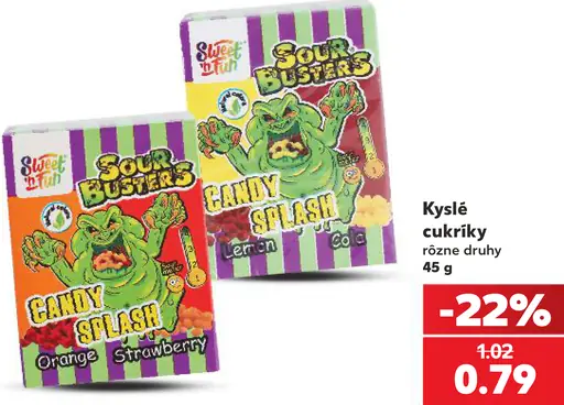 Sweet 'n Fun kyslé cukríky