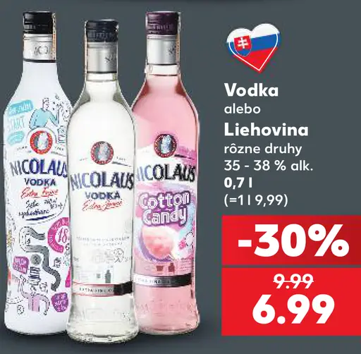 Nicolaus vodka alebo liehovina