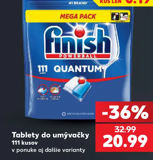 Finish Quantum Tablety do umývačky