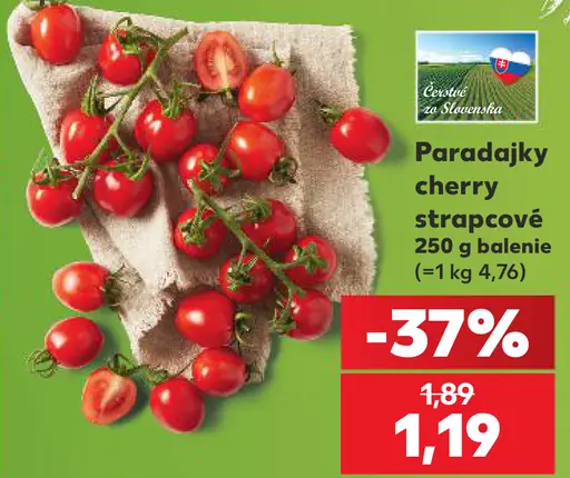 Paradajky cherry strapcové