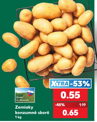 Zemiaky konzumné skoré