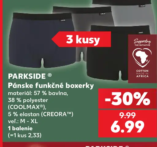 Parkside Pánske boxerky