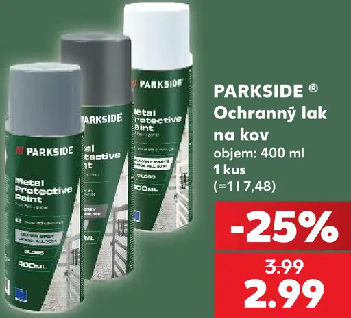 PARKSIDE ochranný lak na kov