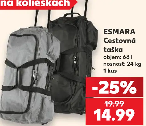 Esmara cestovná taška