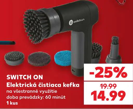 Switch-On Elektrická čistiaca kefka