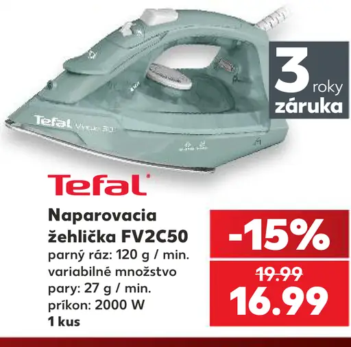 Tefal naparovacia žehlička FVC2C50