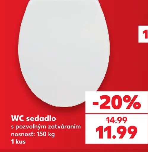 WC sedadlo s pozvoľným zatváraním