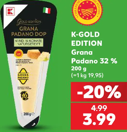 K-Gold Edition Grana Padano 32 %