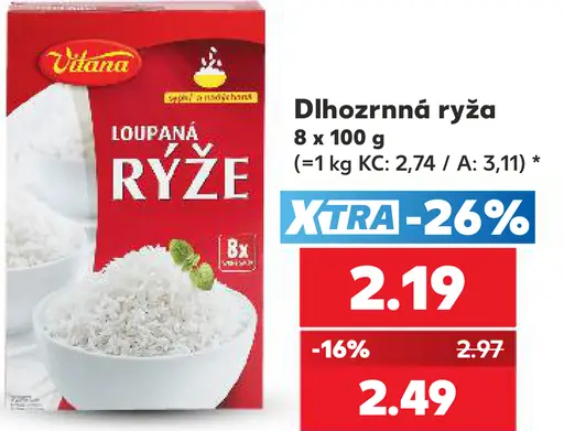Lúpaná dlhozrnná ryža