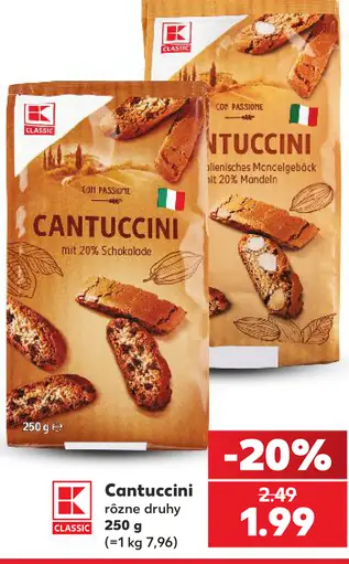 K-Classic Cantuccini rôzne druhy
