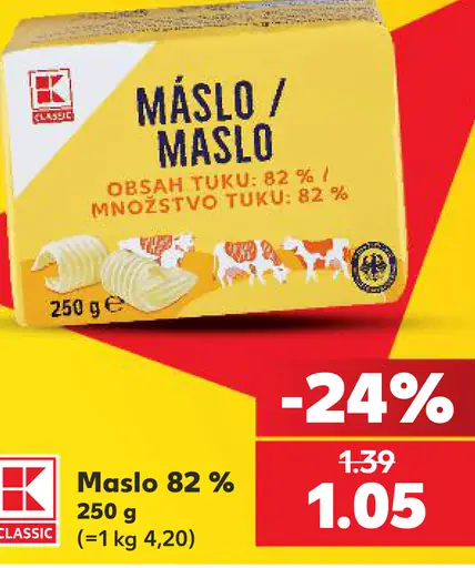 Maslo 82%