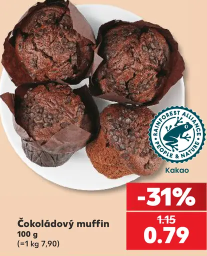 Čokoládový muffin