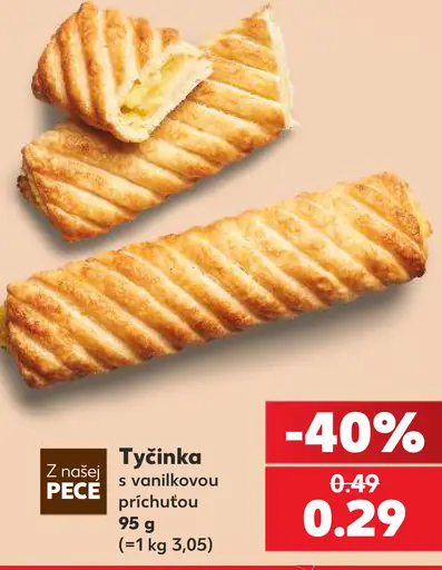 Z našej pece – Tyčinka s vanilkovou príchuťou