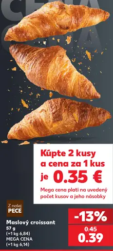 Z našej pece – Maslový croissant