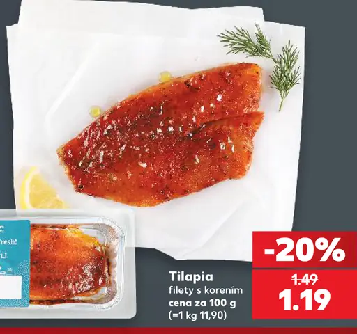 Fish Fresh! tilapia filety s korením