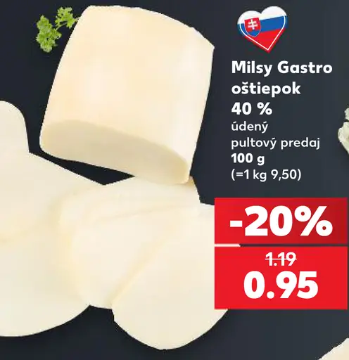 Milsy Gastro oštiepok 40 %