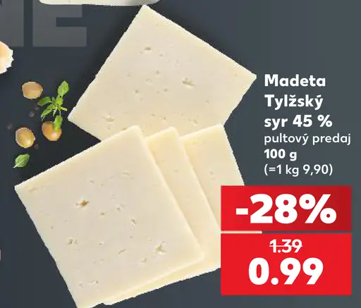 Madeta Tylžský syr 45%
