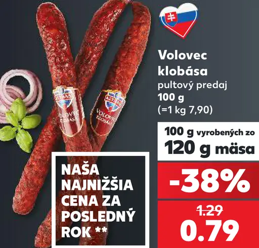 Volovec klobása