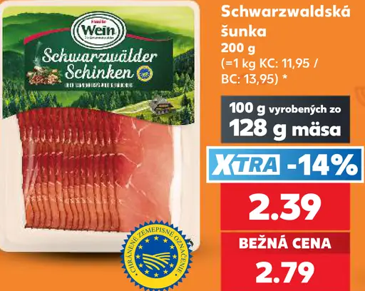 Wein Schwarzwaldská šunka
