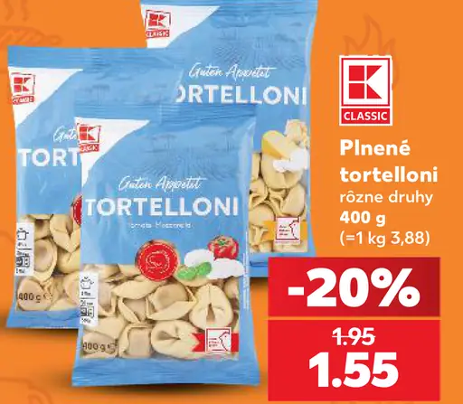 K-Classic Plnené tortelloni