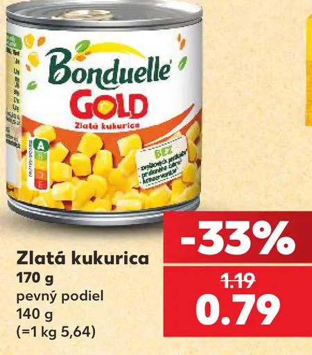 Bonduelle Gold Zlatá kukurica