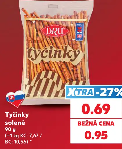 Dru tyčinky solené