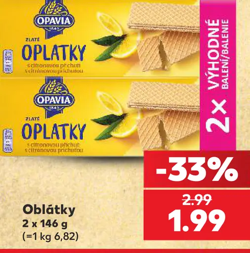 Opavia Zlaté oplátky
