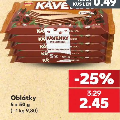 Opavia Kávenky oblátky