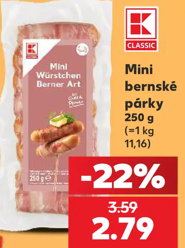 Mini Bernské párky