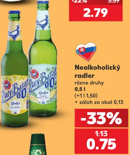 K-Classic nealkoholický radler
