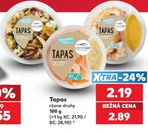 Tapas – rôzne druhy