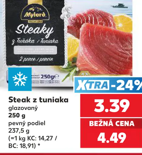 Mylord Steak z tuniaka glazovaný