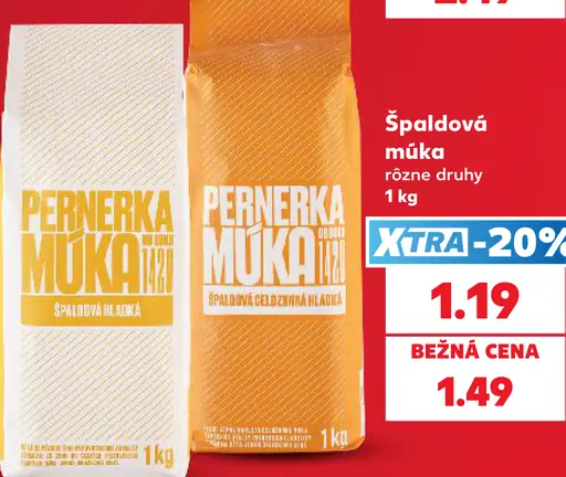 Pernérka špaldová múka