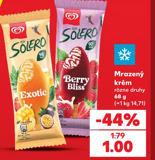 Solero mrazený krém Berry Bliss